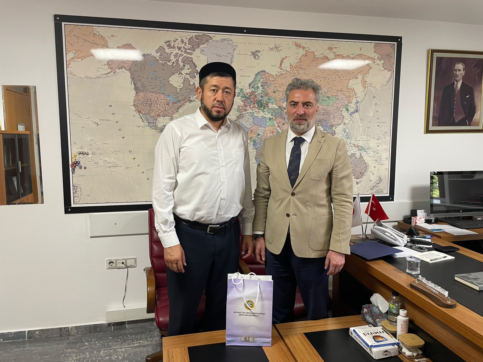 ҚМДБ-ның Түркиядағы өкілі «Diyanet» басшылығымен кездесті