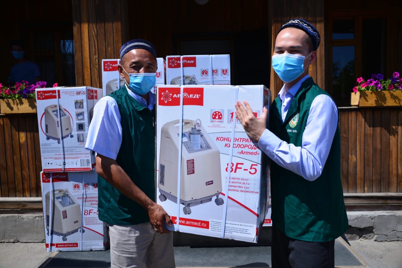 Костанай: В больницу было передано 12 кислородных концентраторов