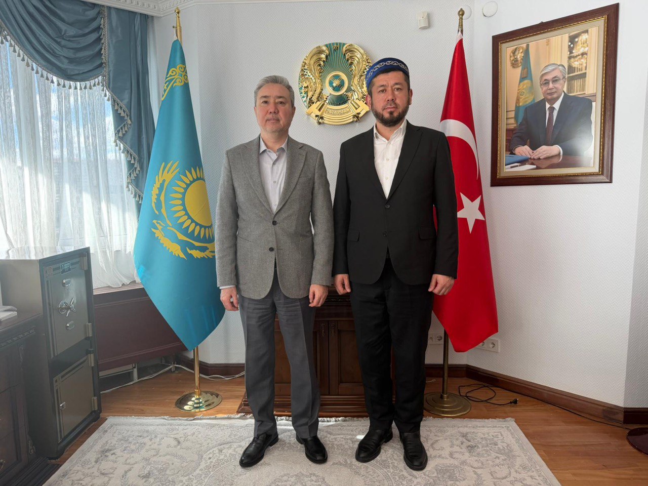 Қазақстанның Түркиядағы Елшісі ҚМДБ өкілін қабылдады