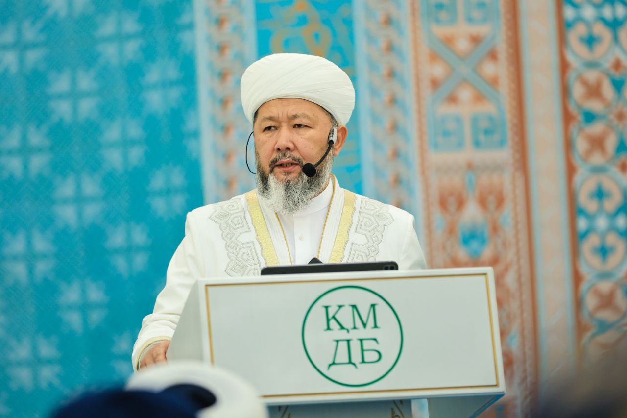 ВЕРХОВНЫЙ МУФТИЙ ВЫСТУПИЛ С ПРОПОВЕДЬЮ В МАНГИСТАУСКОЙ ОБЛАСТНОЙ МЕЧЕТИ